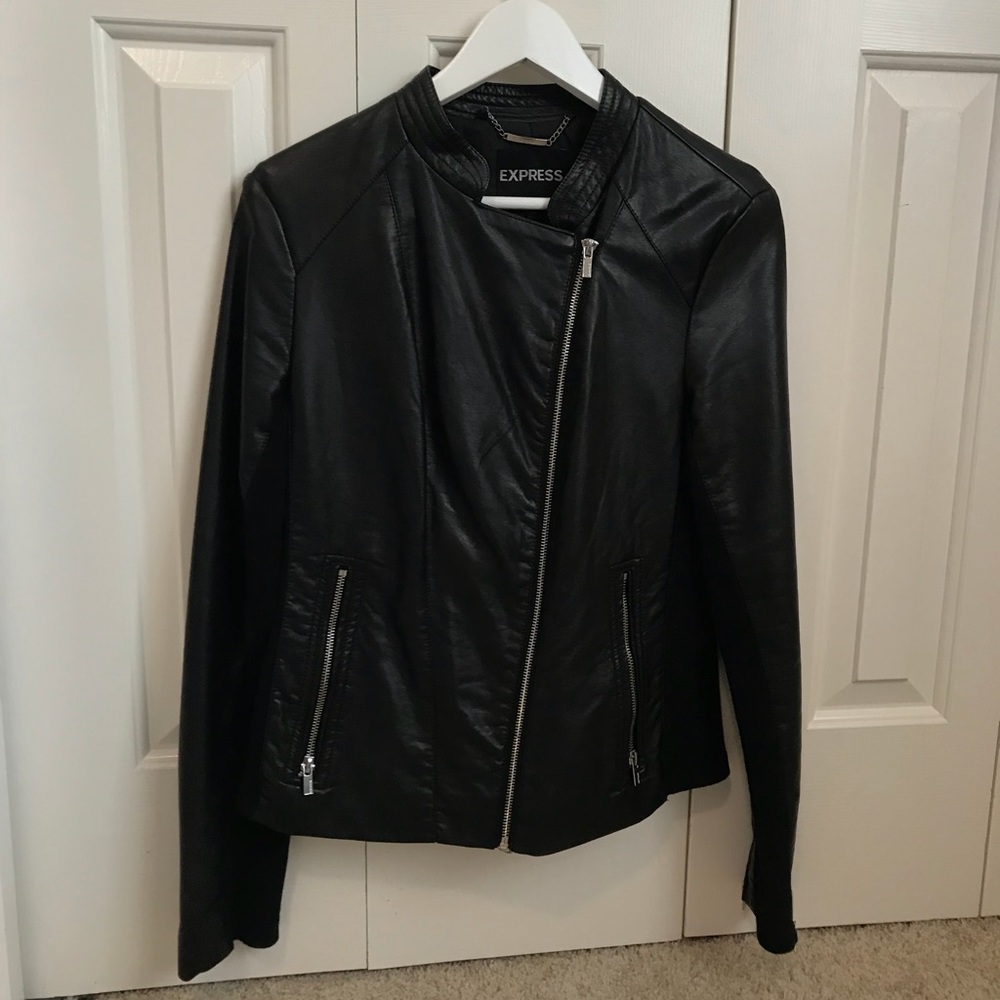 Express faux leather jacket